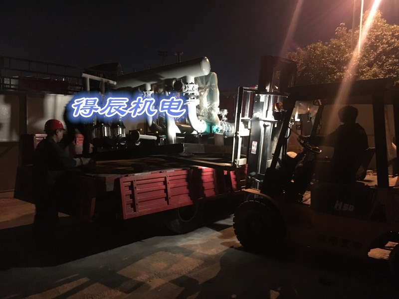 得辰换热机组卸货现场图
